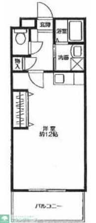 アパートメントフサージュの物件間取画像
